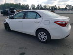 2014 Toyota Corolla L White vin: 2T1BURHE9EC062026