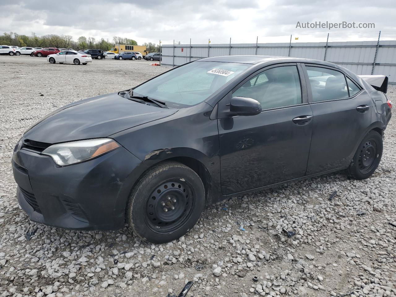 2014 Toyota Corolla L Черный vin: 2T1BURHE9EC148260