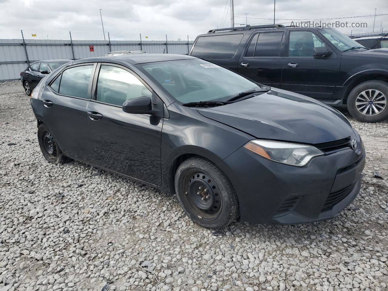 2014 Toyota Corolla L Black vin: 2T1BURHE9EC148260