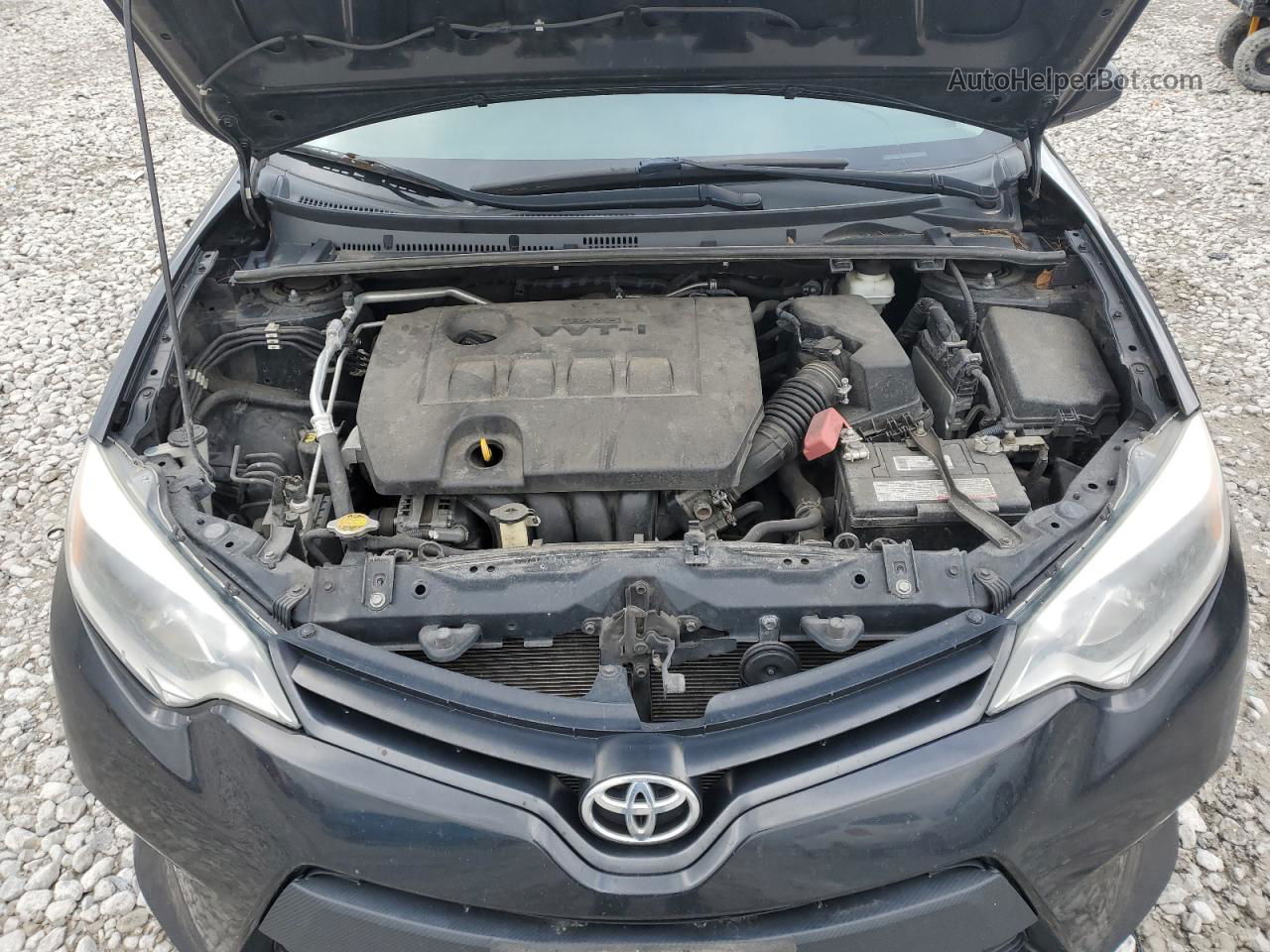 2014 Toyota Corolla L Черный vin: 2T1BURHE9EC148260