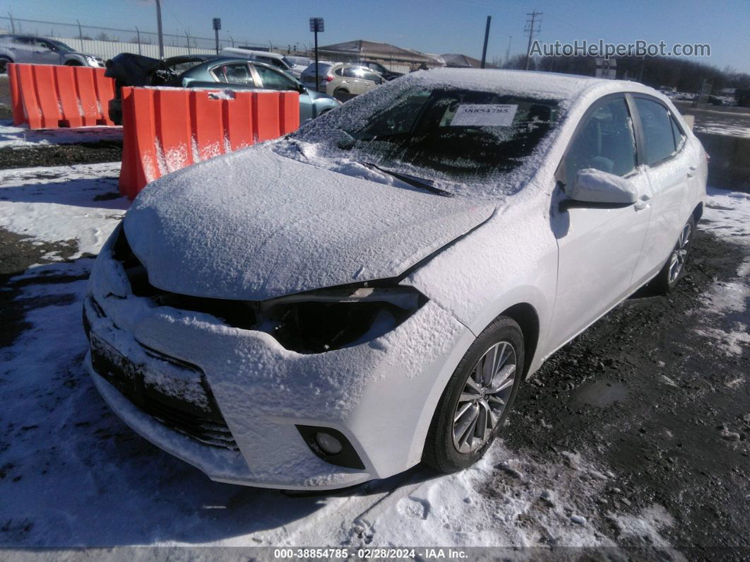 2014 Toyota Corolla Le Plus White vin: 2T1BURHE9EC159839