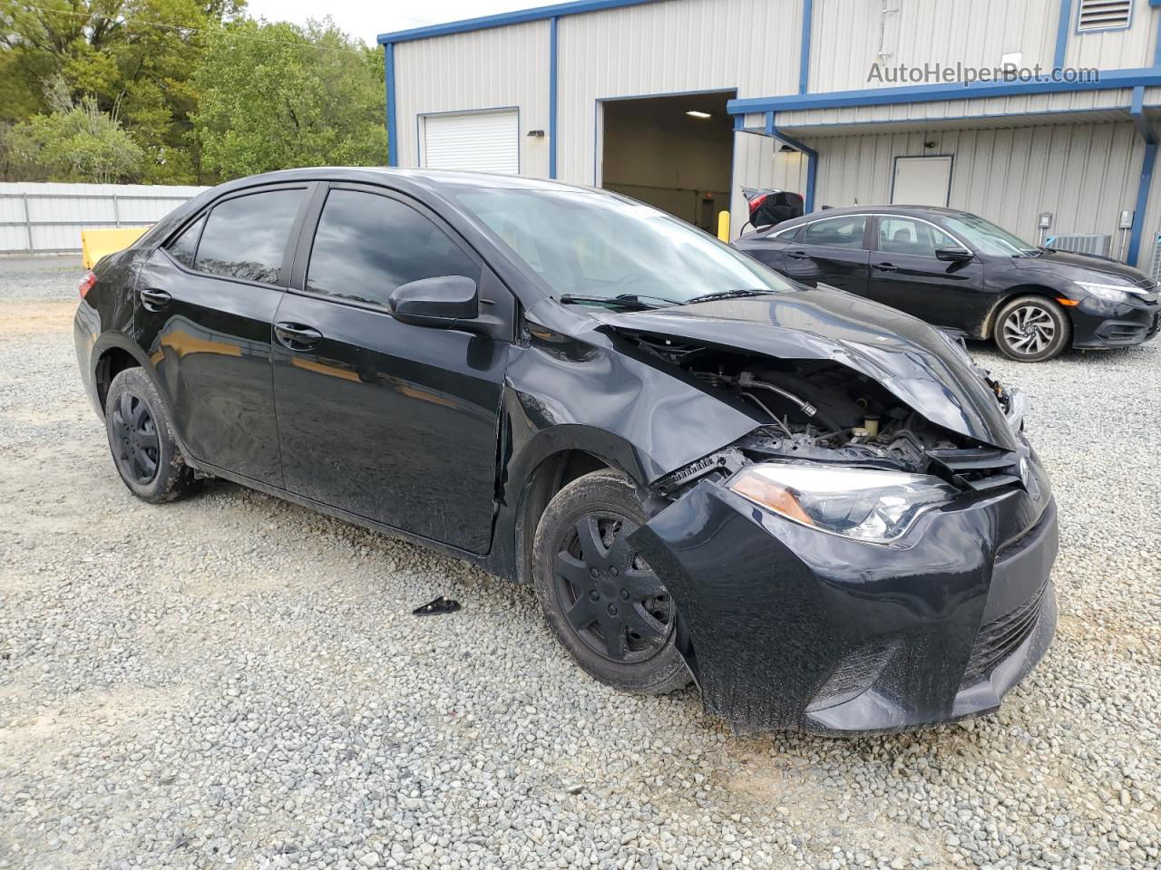 2014 Toyota Corolla L Black vin: 2T1BURHE9EC187561