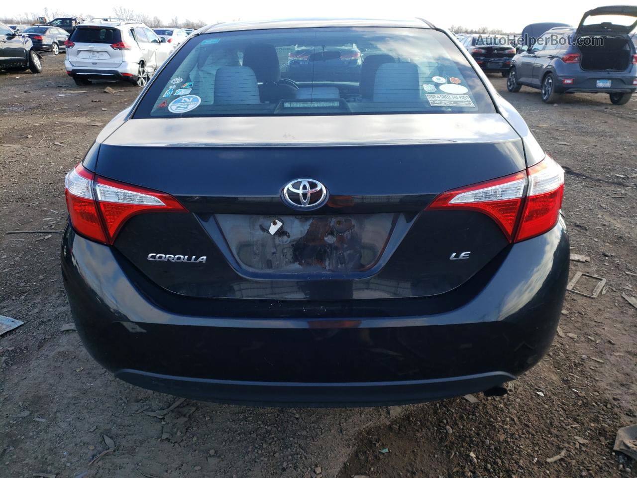 2014 Toyota Corolla L Black vin: 2T1BURHE9EC190993