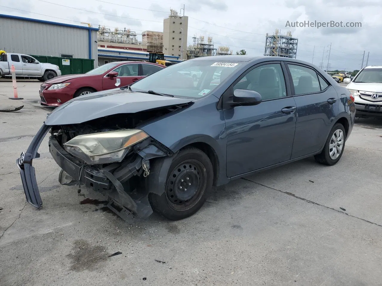 2015 Toyota Corolla L Charcoal vin: 2T1BURHE9FC239935