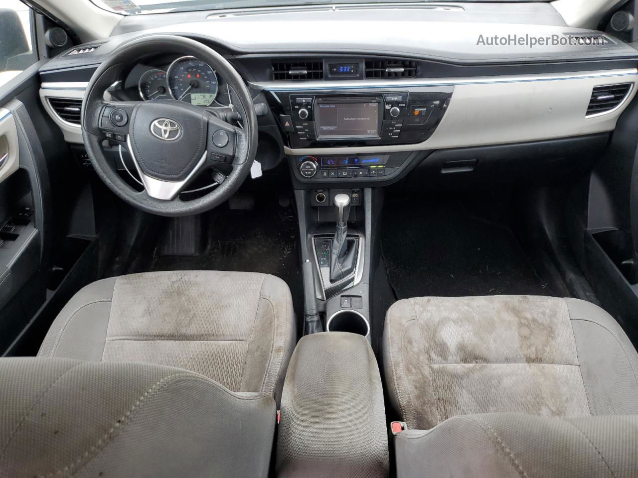 2015 Toyota Corolla L Угольный vin: 2T1BURHE9FC239935