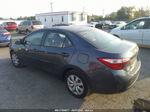 2015 Toyota Corolla Le Gray vin: 2T1BURHE9FC245251