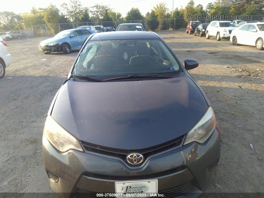 2015 Toyota Corolla Le Gray vin: 2T1BURHE9FC245251