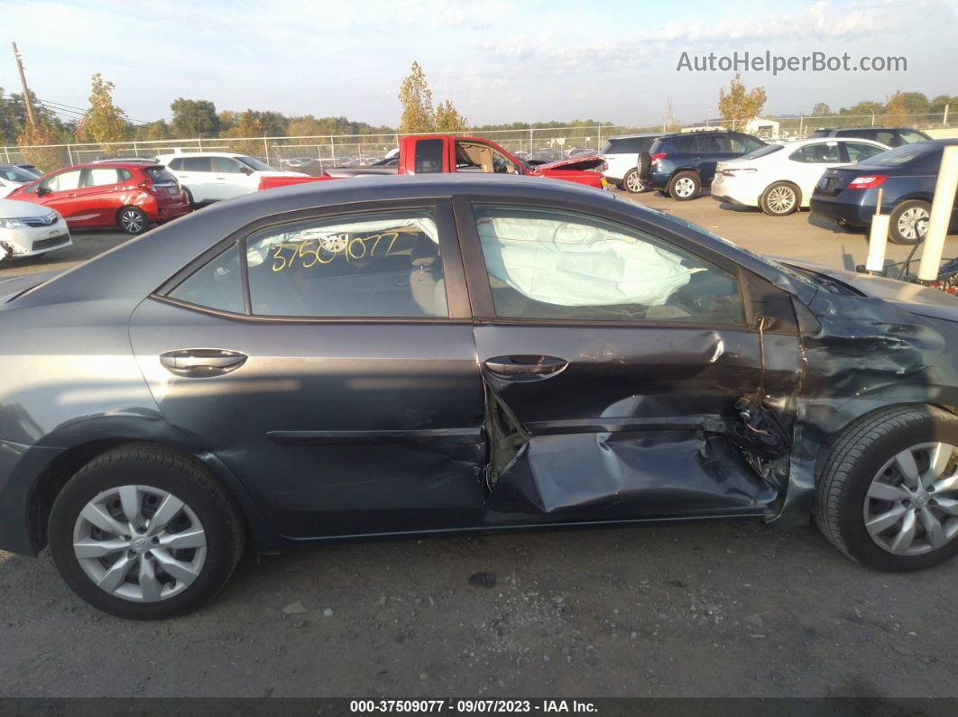 2015 Toyota Corolla Le Gray vin: 2T1BURHE9FC245251