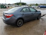 2015 Toyota Corolla L Blue vin: 2T1BURHE9FC308882