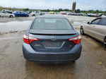 2015 Toyota Corolla L Blue vin: 2T1BURHE9FC308882