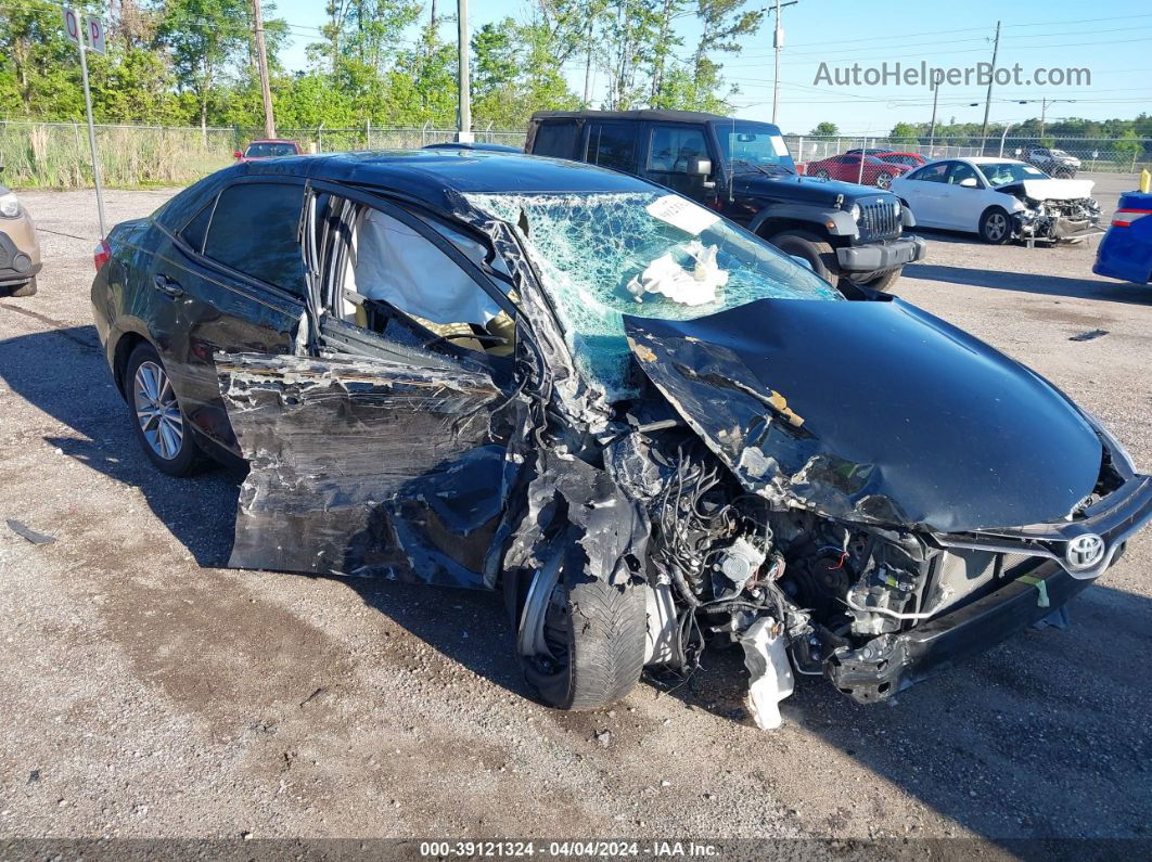 2015 Toyota Corolla Le Plus Black vin: 2T1BURHE9FC309143