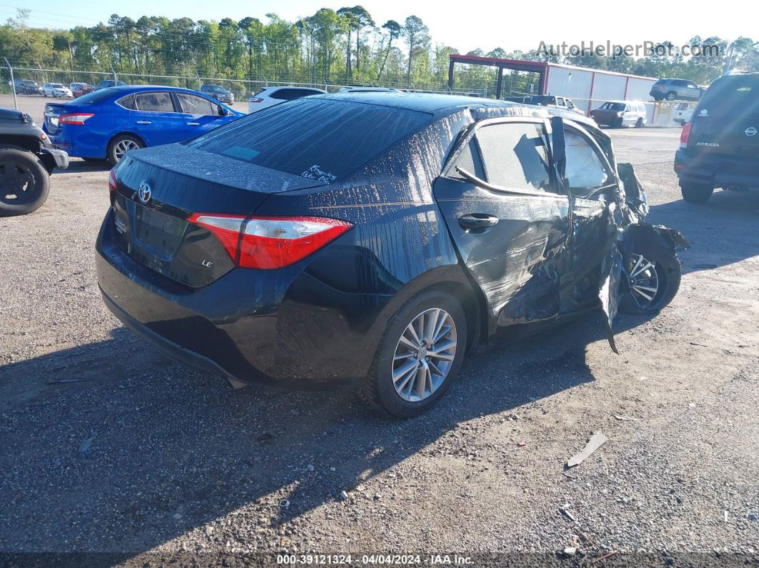 2015 Toyota Corolla Le Plus Black vin: 2T1BURHE9FC309143