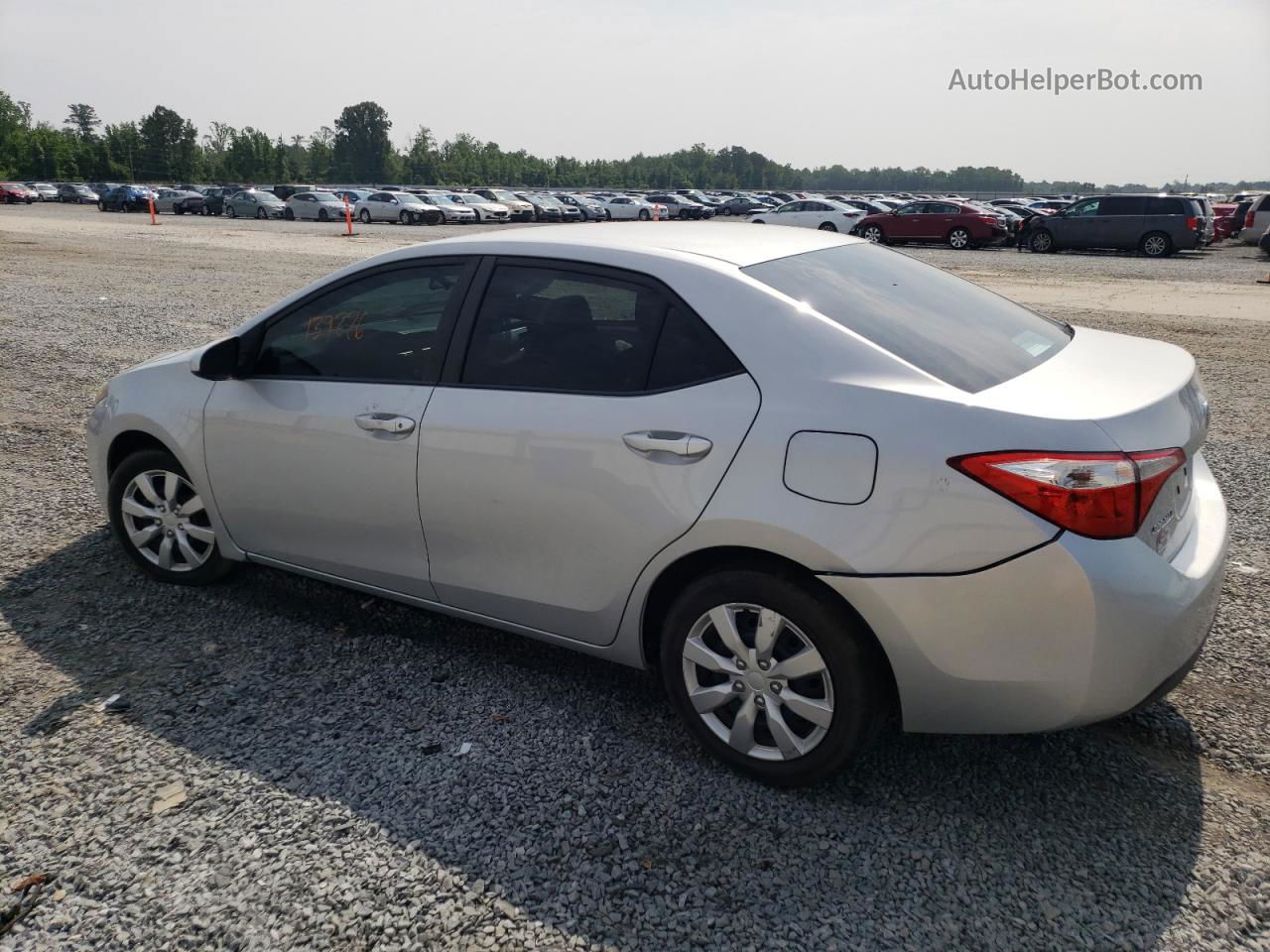 2015 Toyota Corolla L Серый vin: 2T1BURHE9FC309921