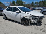 2015 Toyota Corolla L White vin: 2T1BURHE9FC310275