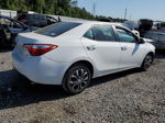 2015 Toyota Corolla L Белый vin: 2T1BURHE9FC318070