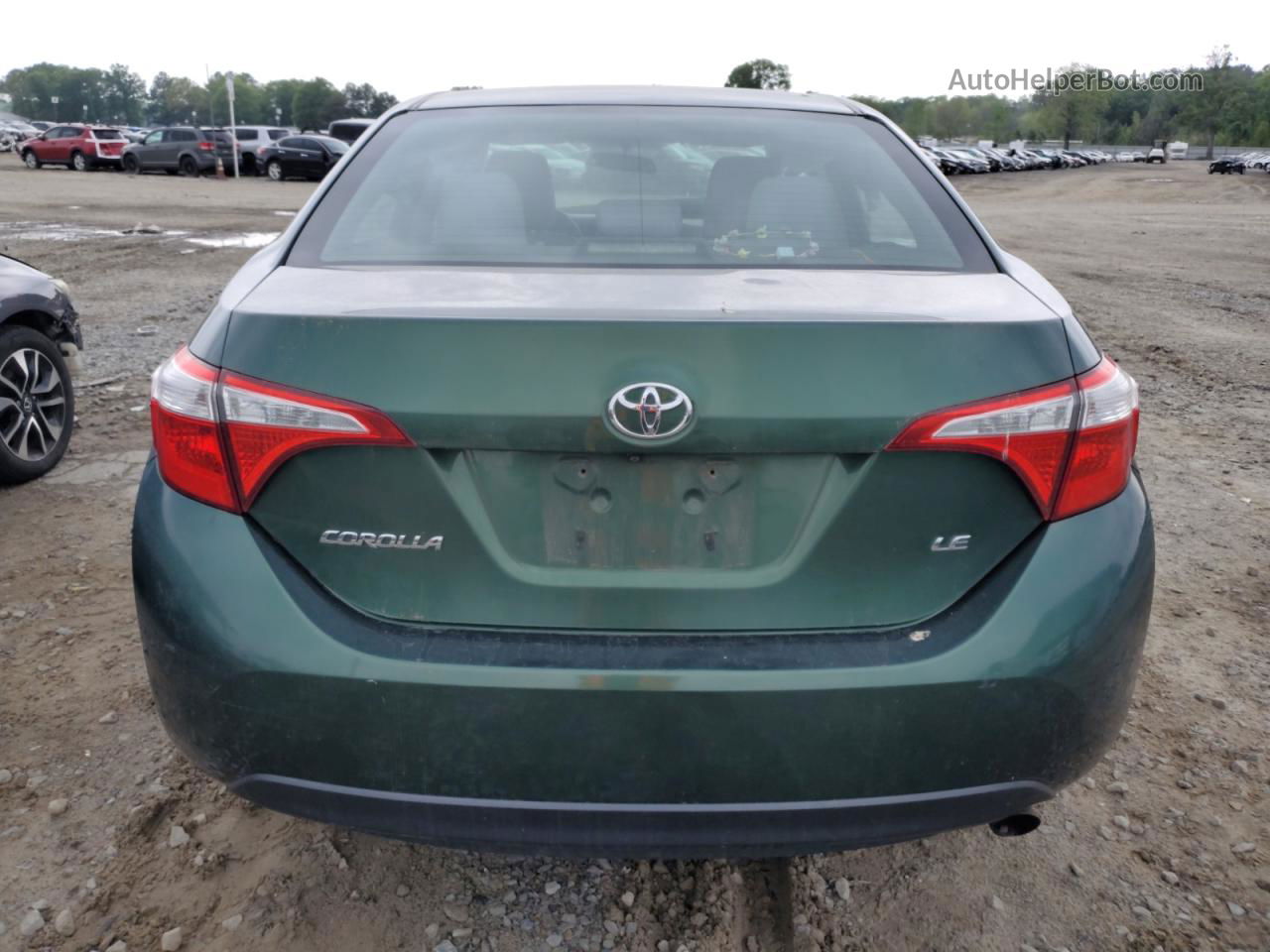 2015 Toyota Corolla L Green vin: 2T1BURHE9FC320871