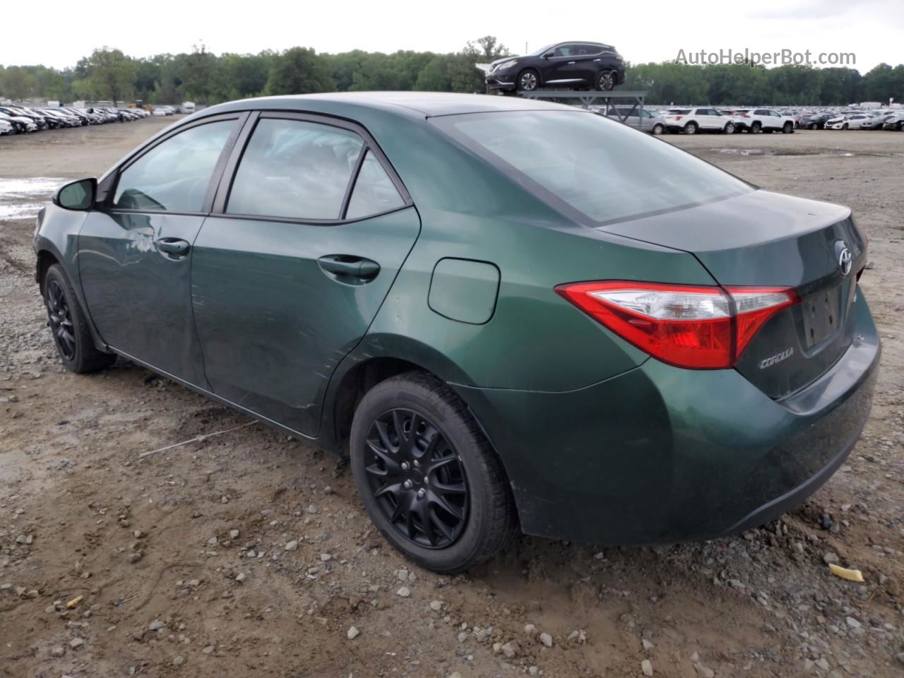 2015 Toyota Corolla L Green vin: 2T1BURHE9FC320871