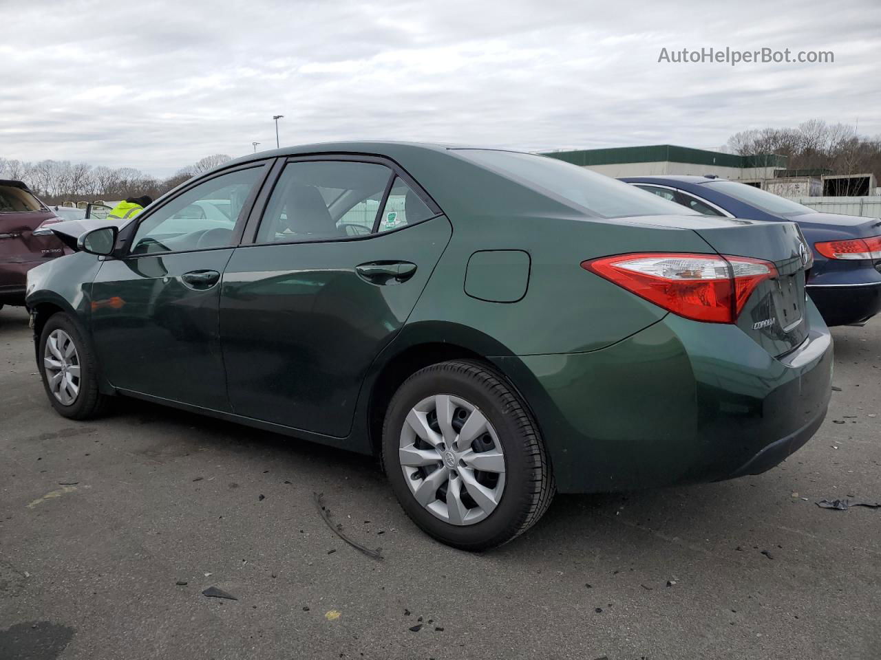 2015 Toyota Corolla L Green vin: 2T1BURHE9FC335841