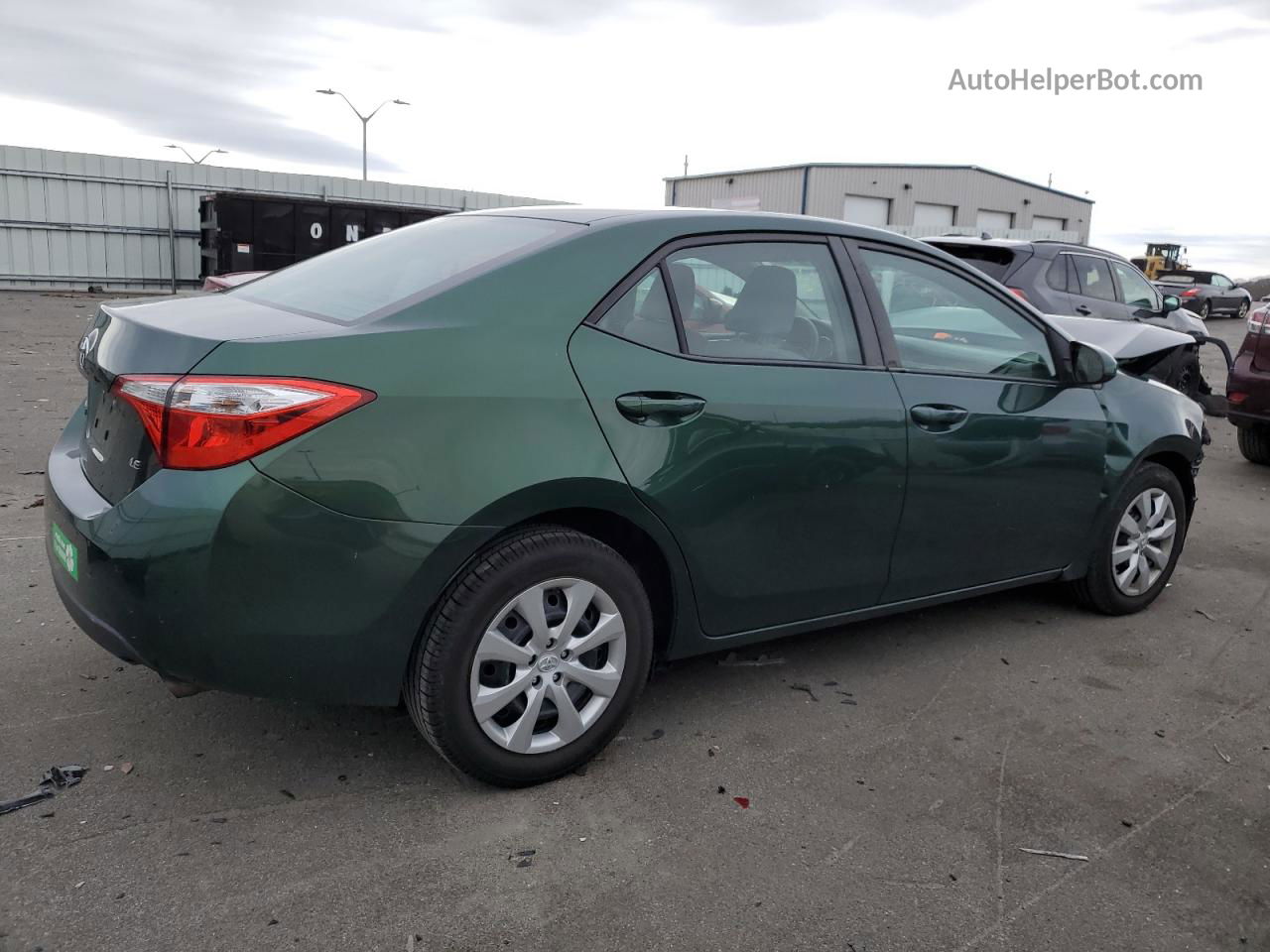 2015 Toyota Corolla L Green vin: 2T1BURHE9FC335841