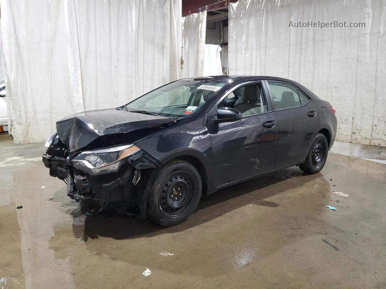 2015 Toyota Corolla L Черный vin: 2T1BURHE9FC353403