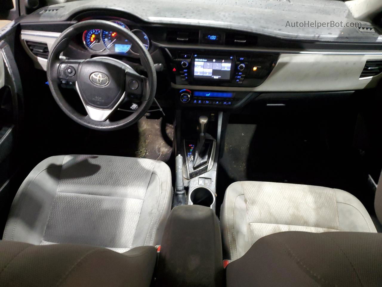 2015 Toyota Corolla L Черный vin: 2T1BURHE9FC353403