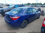 2015 Toyota Corolla S Plus Blue vin: 2T1BURHE9FC356012