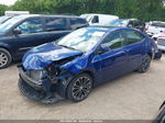 2015 Toyota Corolla S Plus Blue vin: 2T1BURHE9FC356012