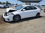 2015 Toyota Corolla L White vin: 2T1BURHE9FC384988