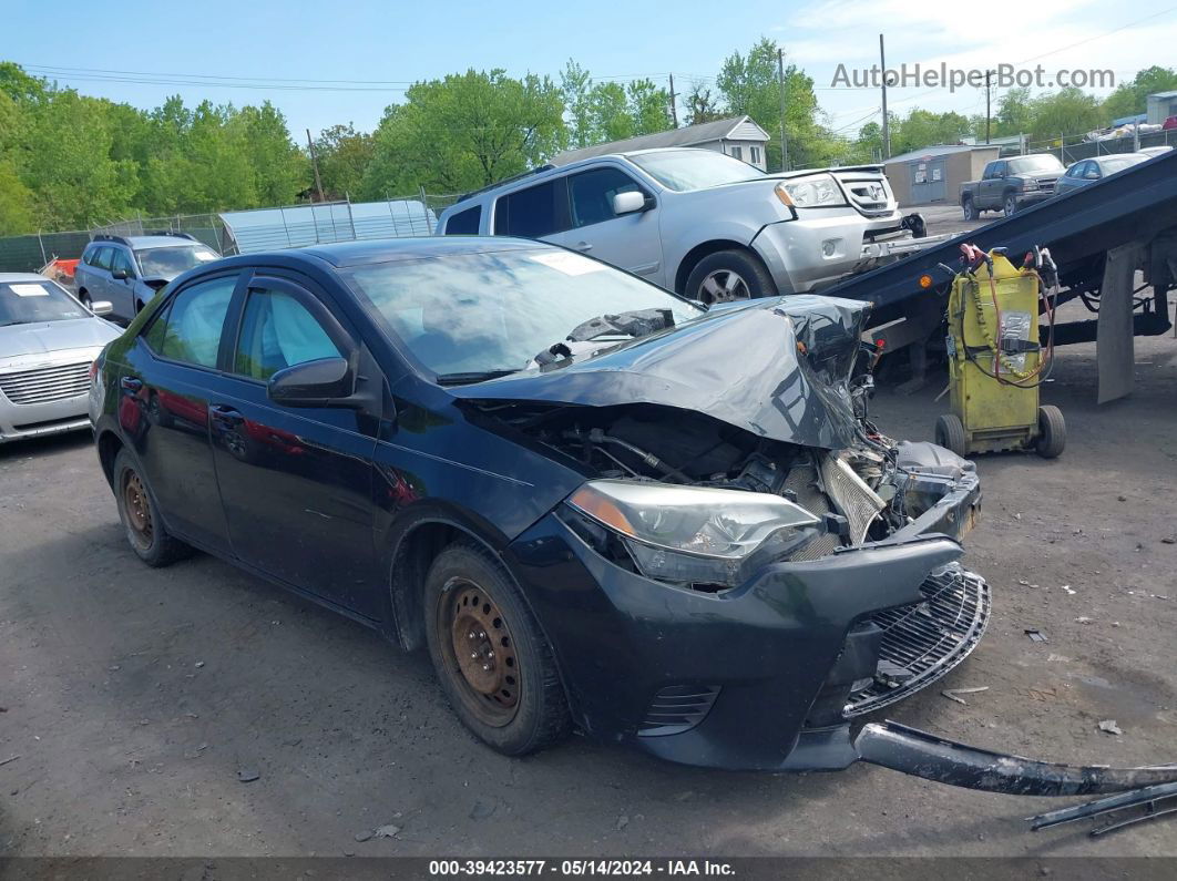 2015 Toyota Corolla Le Черный vin: 2T1BURHE9FC387101