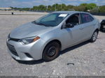 2015 Toyota Corolla Le Silver vin: 2T1BURHE9FC456191