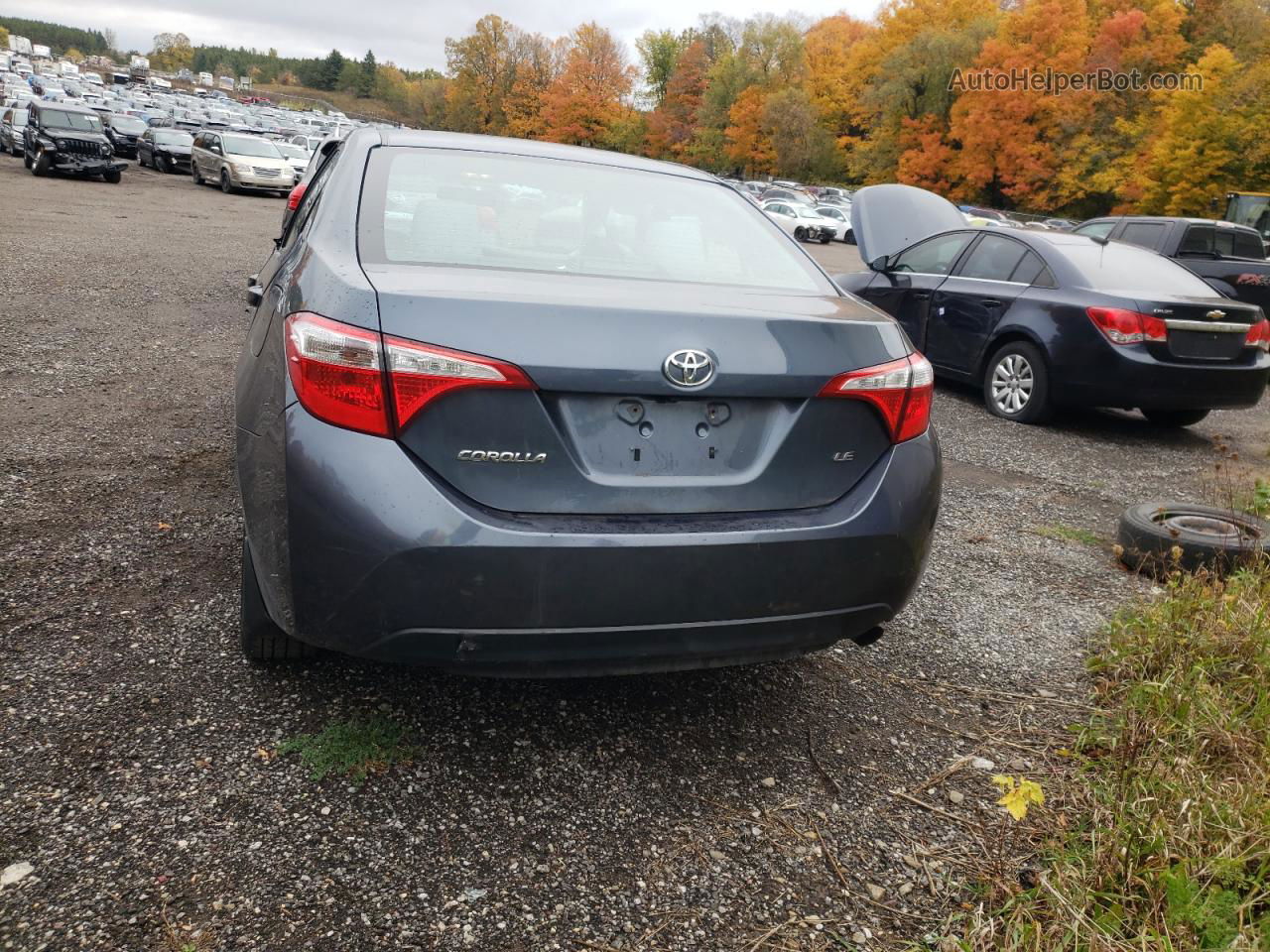 2015 Toyota Corolla L Teal vin: 2T1BURHE9FC465294