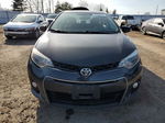 2015 Toyota Corolla L Black vin: 2T1BURHE9FC467370