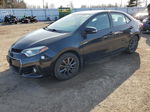 2015 Toyota Corolla L Black vin: 2T1BURHE9FC467370