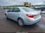 2016 Toyota Corolla Le Silver vin: 2T1BURHE9GC498362