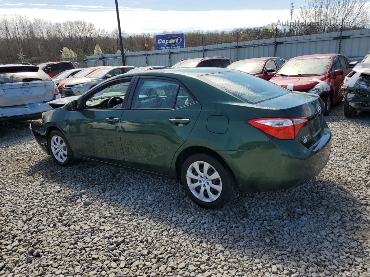 2016 Toyota Corolla L Green vin: 2T1BURHE9GC626700