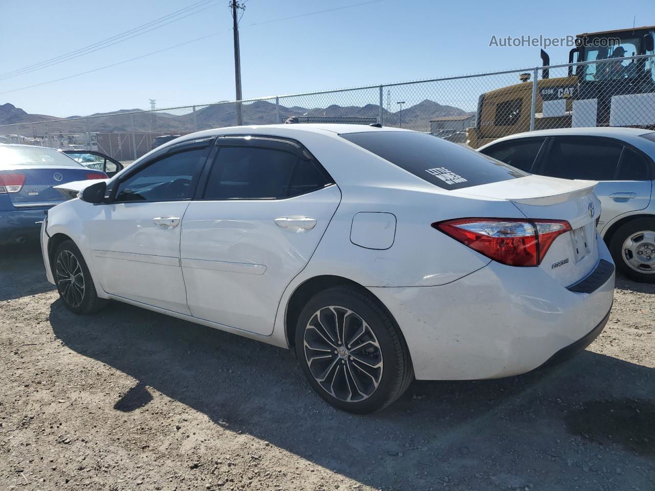 2016 Toyota Corolla L White vin: 2T1BURHE9GC658661