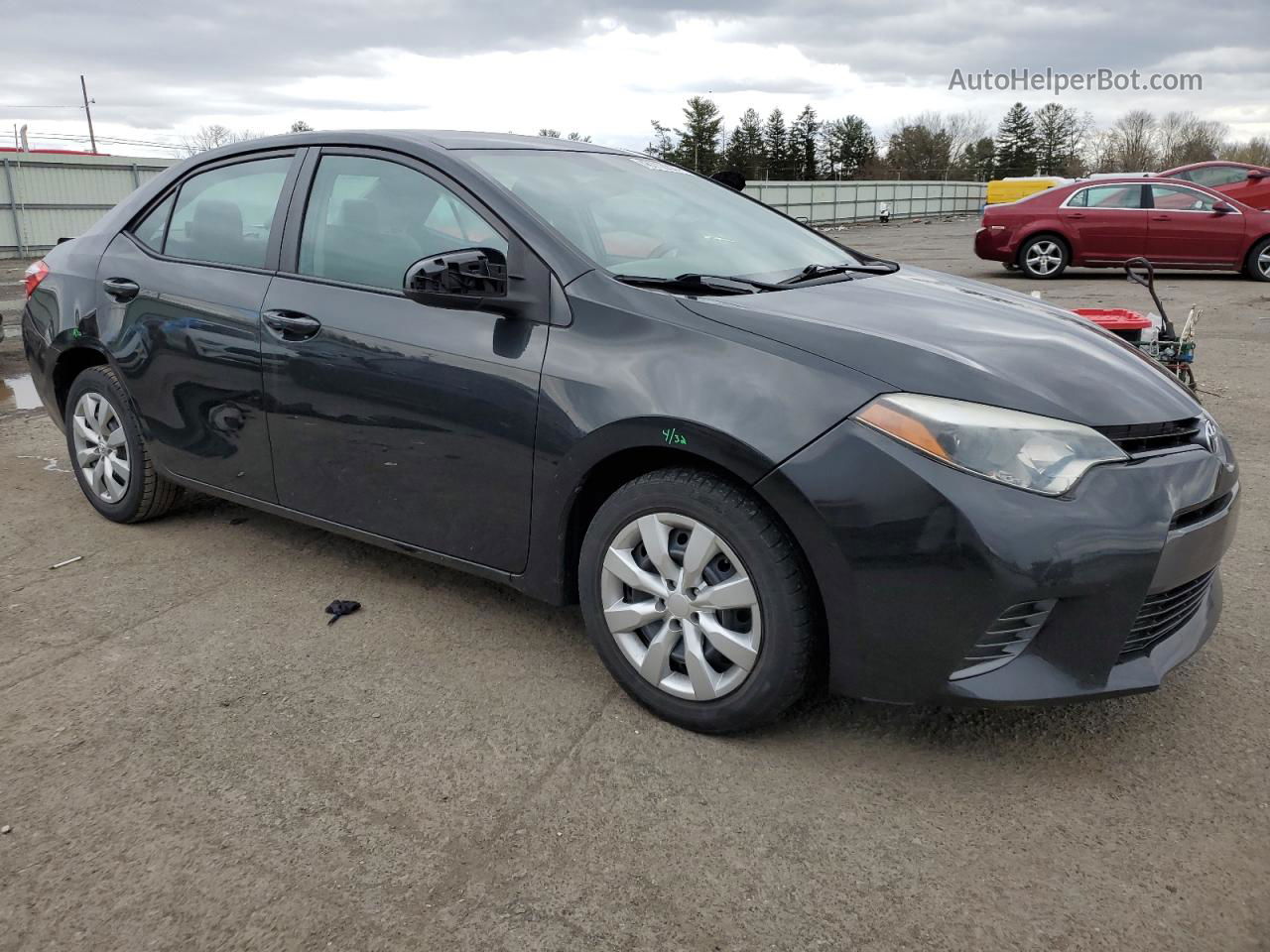 2016 Toyota Corolla L Black vin: 2T1BURHE9GC671474