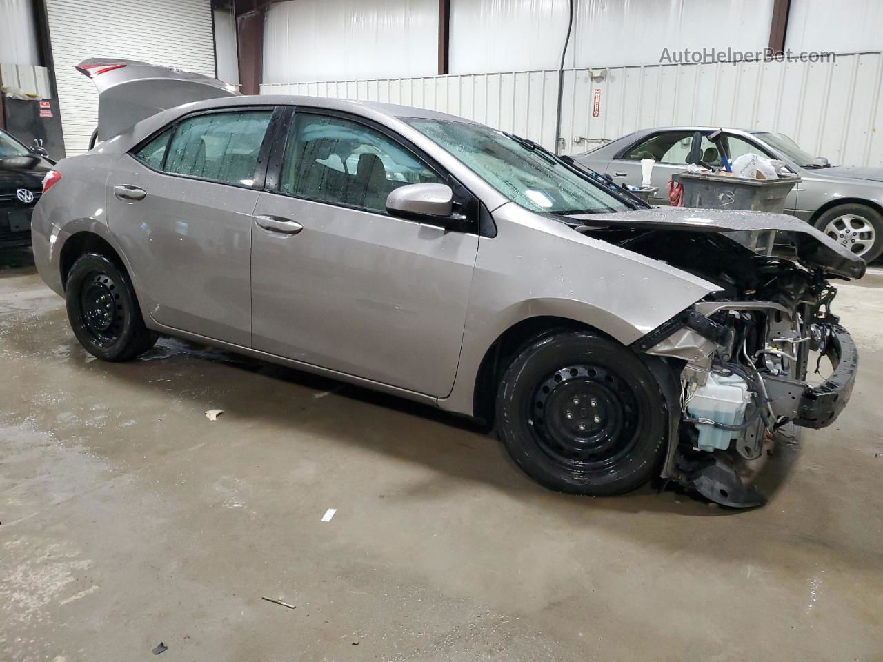 2016 Toyota Corolla L Silver vin: 2T1BURHE9GC696049