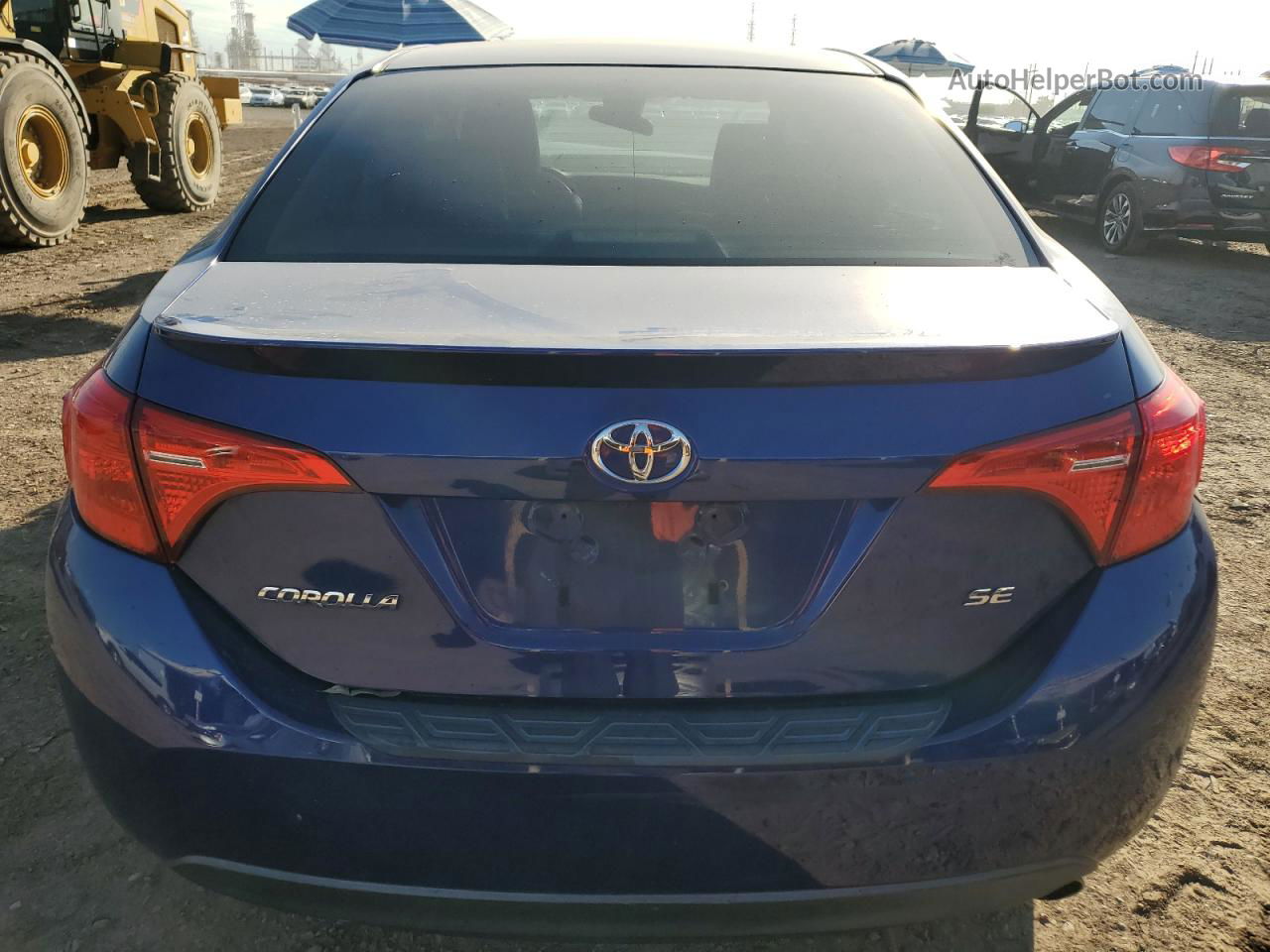 2017 Toyota Corolla L Blue vin: 2T1BURHE9HC749060