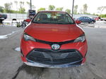 2017 Toyota Corolla L Red vin: 2T1BURHE9HC754565