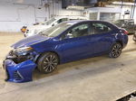 2017 Toyota Corolla L Синий vin: 2T1BURHE9HC755201