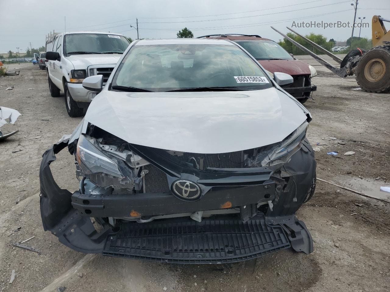 2017 Toyota Corolla L Silver vin: 2T1BURHE9HC780602