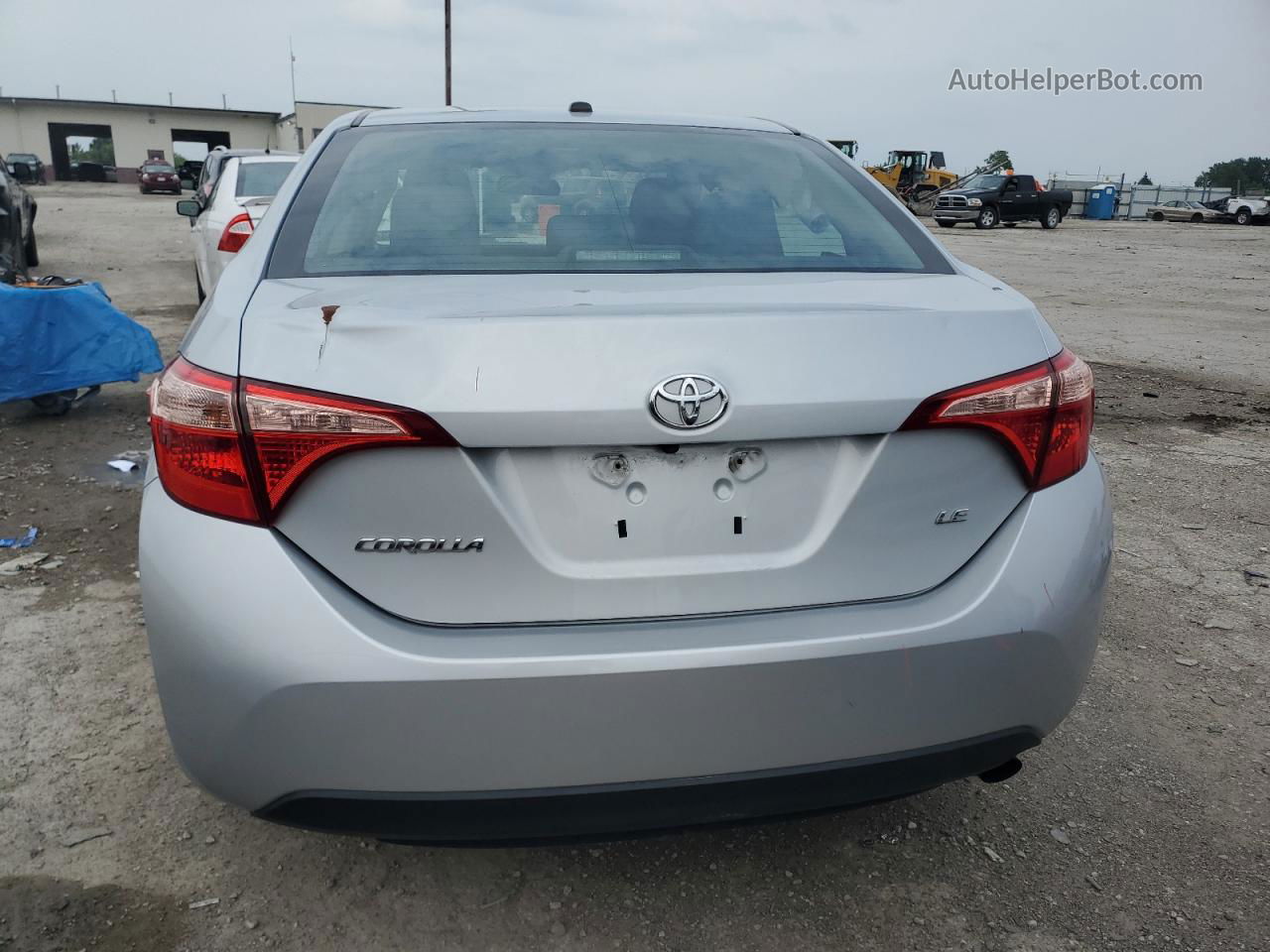 2017 Toyota Corolla L Silver vin: 2T1BURHE9HC780602