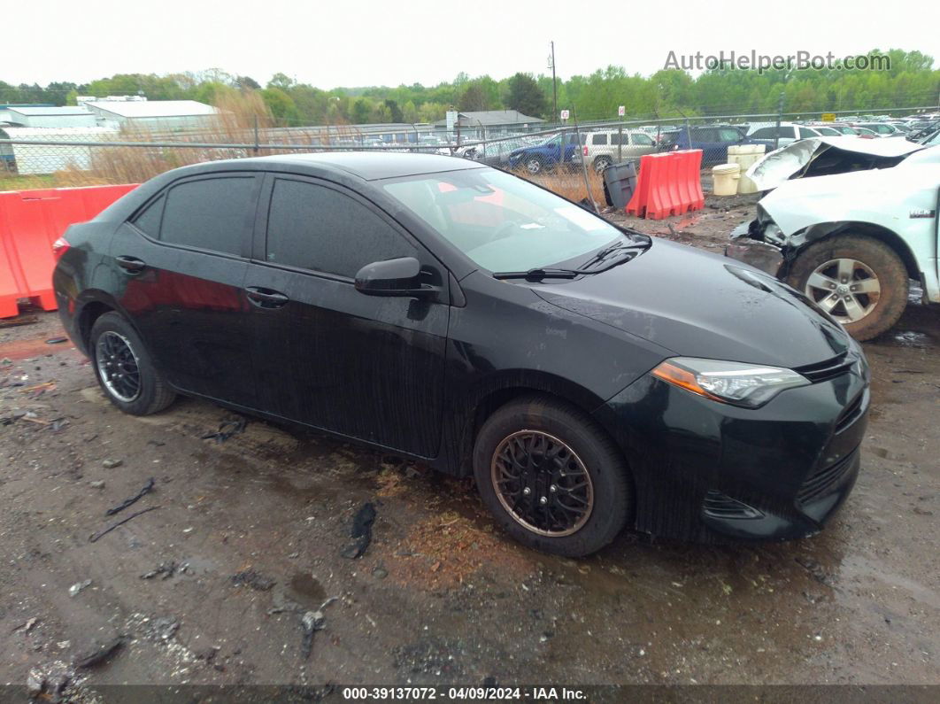 2017 Toyota Corolla L Black vin: 2T1BURHE9HC784990