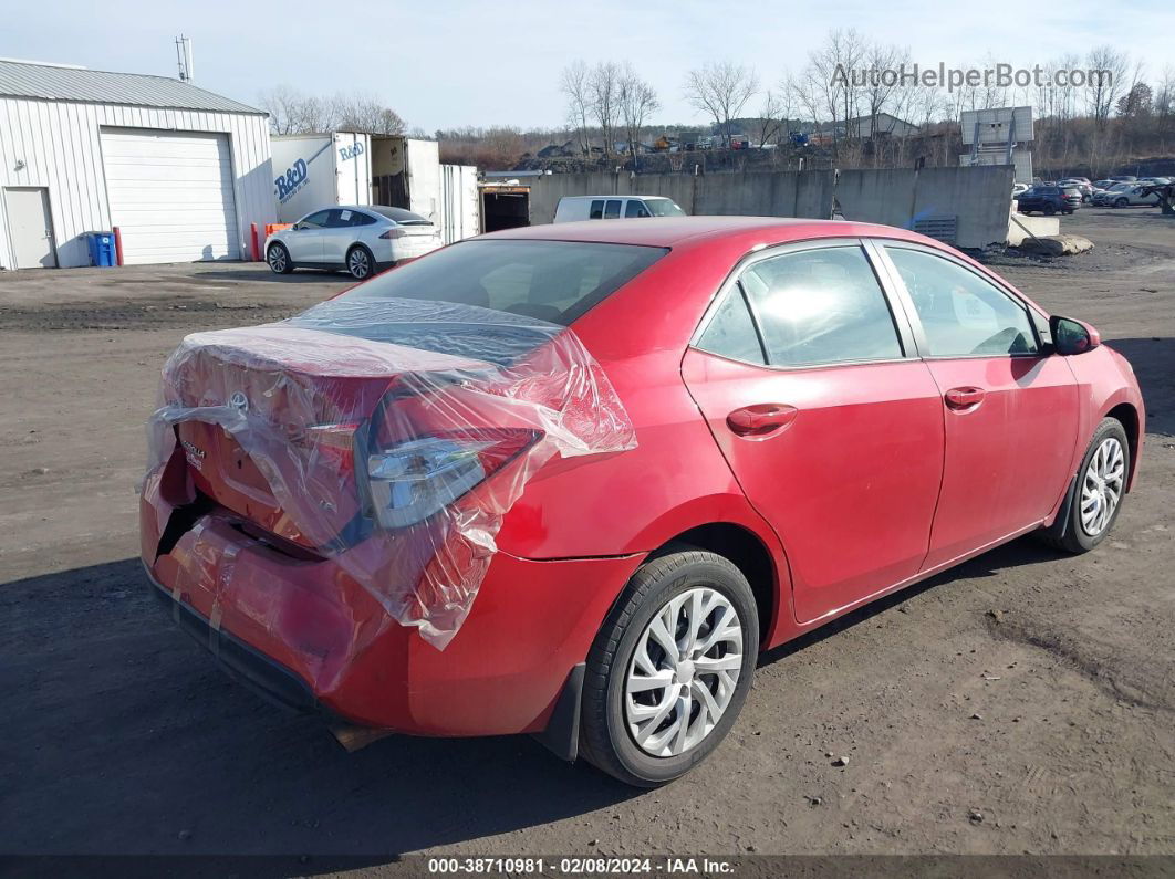 2017 Toyota Corolla Le Red vin: 2T1BURHE9HC794032