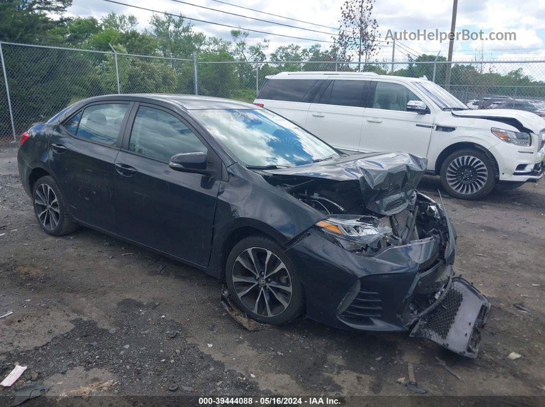 2017 Toyota Corolla Se Черный vin: 2T1BURHE9HC821553