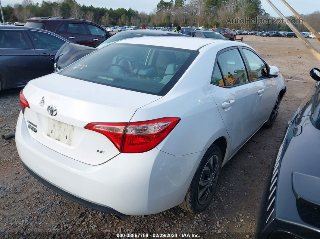 2017 Toyota Corolla Le Белый vin: 2T1BURHE9HC848168