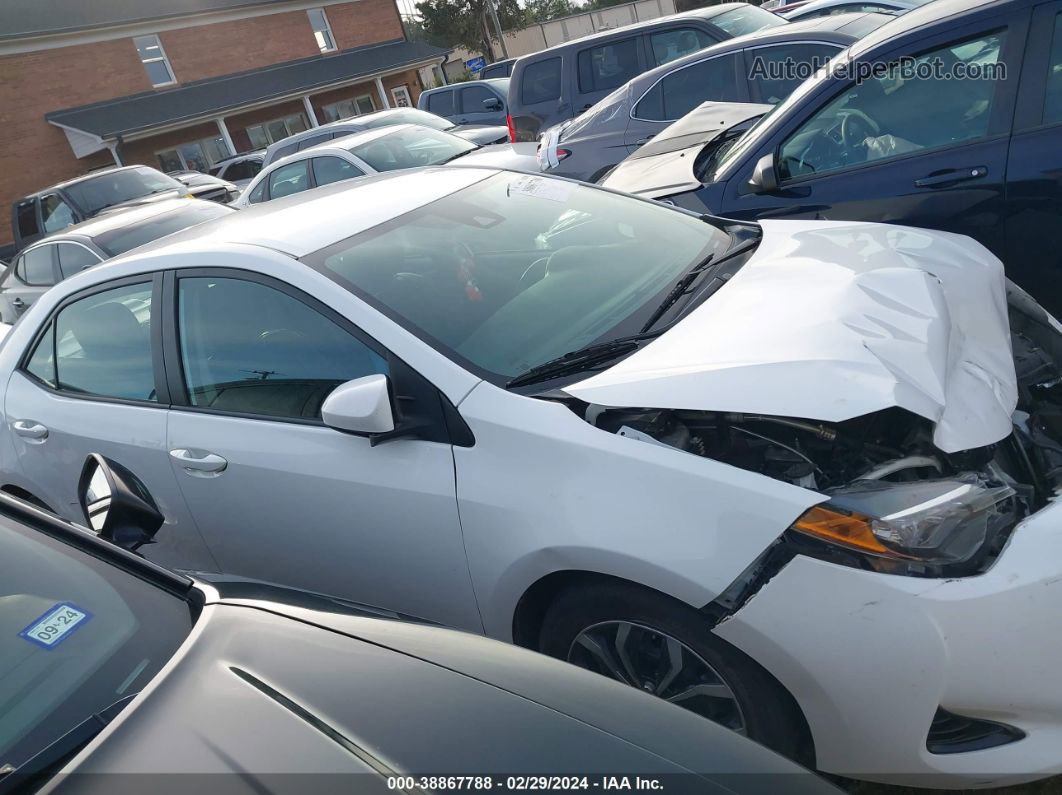 2017 Toyota Corolla Le White vin: 2T1BURHE9HC848168