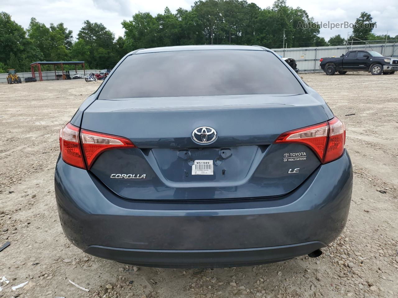 2017 Toyota Corolla L Gray vin: 2T1BURHE9HC853385