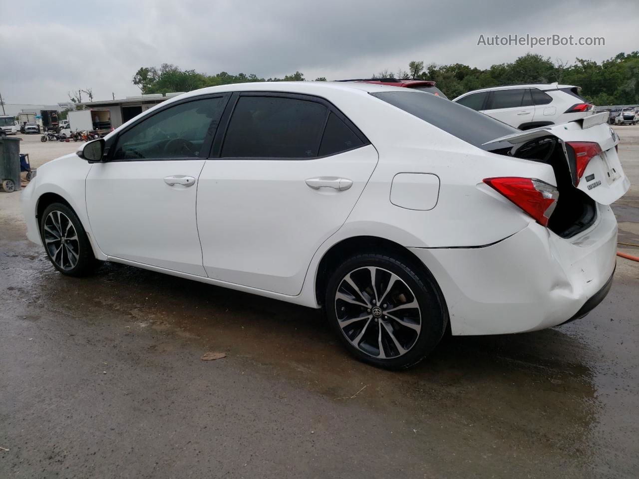 2017 Toyota Corolla L White vin: 2T1BURHE9HC871627